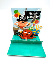 Lade das Bild in den Galerie-Viewer, Mini Pop-up Karte Boys, inkl. Couvert