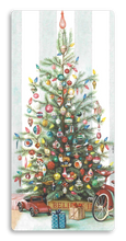 Lade das Bild in den Galerie-Viewer, Postkarte Vintage Christmas Tree, inkl. Couvert