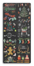 Lade das Bild in den Galerie-Viewer, Postkarte Xmas Chalkboard, inkl. Couvert