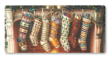 Lade das Bild in den Galerie-Viewer, Postkarte Xmas Stockings, inkl. Couvert