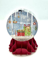 Lade das Bild in den Galerie-Viewer, Pop-up Schneekugelkarte Rentier, inkl. Couvert