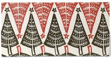 Lade das Bild in den Galerie-Viewer, Klappkarte tanzende Weihnachtsbäume, inkl. Couvert