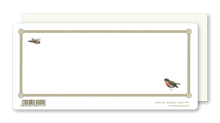 Lade das Bild in den Galerie-Viewer, Postkarte Birds on the Snow, inkl. Couvert