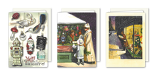 Lade das Bild in den Galerie-Viewer, Set Christmas mit 12 Klappkarten, in handgefertigter Box