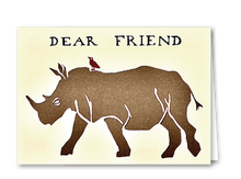 Lade das Bild in den Galerie-Viewer, Klappkarte "Dear Friend" inkl. Couvert