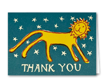 Lade das Bild in den Galerie-Viewer, Klappkarte Kleiner Löwe inkl. Couvert