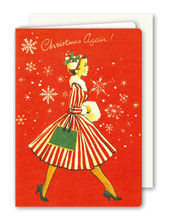 Lade das Bild in den Galerie-Viewer, Klappkarte Christmas Again, inkl. Couvert