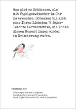 Lade das Bild in den Galerie-Viewer, Kartenbuch Vögel