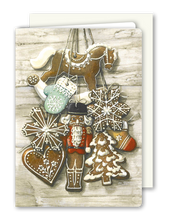 Lade das Bild in den Galerie-Viewer, Klappkarte Gingerbread Maker, inkl. Couvert