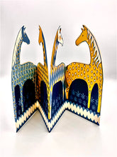 Lade das Bild in den Galerie-Viewer, 3D-Karte Pferde inkl. Couvert