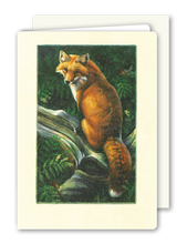 Lade das Bild in den Galerie-Viewer, Klappkarte Fox in the Forest, inkl. Couvert