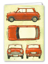 Lade das Bild in den Galerie-Viewer, Klappkarte Red Morris, inkl. Couvert