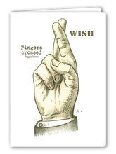 Lade das Bild in den Galerie-Viewer, Klappkarte Wish, inkl. Couvert