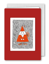 Lade das Bild in den Galerie-Viewer, Klappkarte Samichlaus, inkl. Couvert