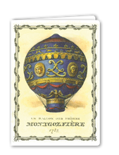 Lade das Bild in den Galerie-Viewer, Klappkarte Montgolfieres' Balloon, inkl. Couvert