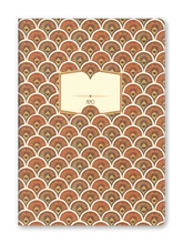 Lade das Bild in den Galerie-Viewer, Notizbuch A5 (Set à 3 Stück) Art Deco