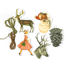 Lade das Bild in den Galerie-Viewer, Geschenkanhänger-Set Winter Wonderland