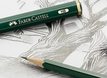 Lade das Bild in den Galerie-Viewer, FABER-CASTELL Bleistift CASTELL 9000 HB mit Radierer