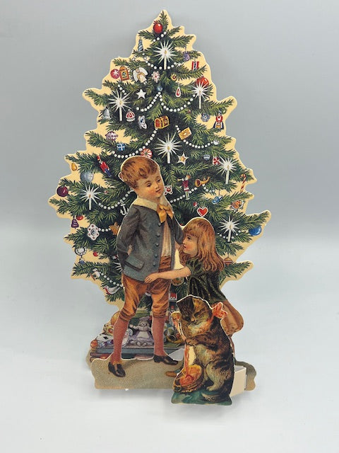 3D-Weihnachtskarte Unter dem Tannenbaum