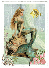 Lade das Bild in den Galerie-Viewer, NEU --&gt; Postkarte Meerjungfrau

