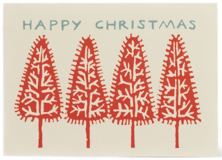 Klappkarte Happy Christmas(tree), inkl. Couvert