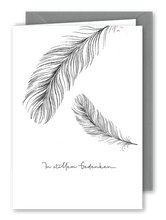 Lade das Bild in den Galerie-Viewer, Klappkarte In stillem Gedenken, inkl. Couvert
