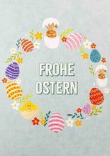 Lade das Bild in den Galerie-Viewer, Postkarte bunte Ostern, inkl. Couvert
