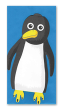 Lade das Bild in den Galerie-Viewer, 3D-Karte Pinguin allein, inkl. Couvert
