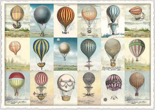 Postkarte Ballonfahrt