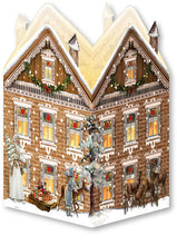 Lade das Bild in den Galerie-Viewer, Adventskalender Windlicht / Nostalgisches Weihnachtshaus
