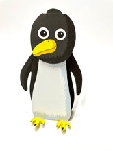 Lade das Bild in den Galerie-Viewer, 3D-Karte Pinguin allein, inkl. Couvert
