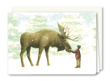 Lade das Bild in den Galerie-Viewer, Klappkarte Moose and the Boy, inkl. Couvert

