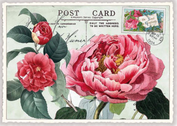 Postkarte Blumen Sweet Memories