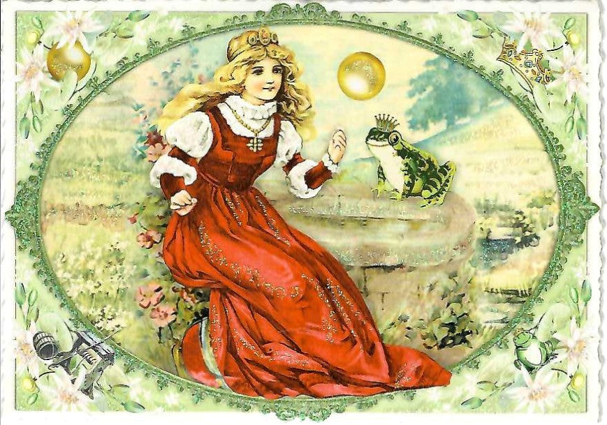 Postkarte Der Froschkönig