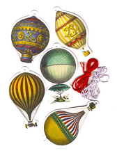 Lade das Bild in den Galerie-Viewer, Geschenkanhänger-Set Balloons
