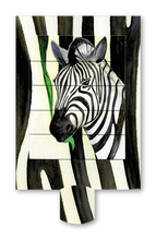 Lade das Bild in den Galerie-Viewer, Ziehkarte Zebra, inkl. Couvert weiss
