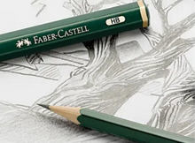 Lade das Bild in den Galerie-Viewer, FABER-CASTELL Bleistift CASTELL 9000 HB mit Radierer
