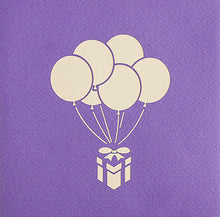 Lade das Bild in den Galerie-Viewer, Pop-up Karte bunte Ballone, inkl. Couvert

