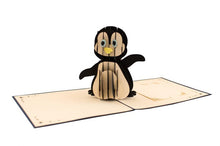 Lade das Bild in den Galerie-Viewer, Pop-up Karte Pinguin, inkl. Couvert
